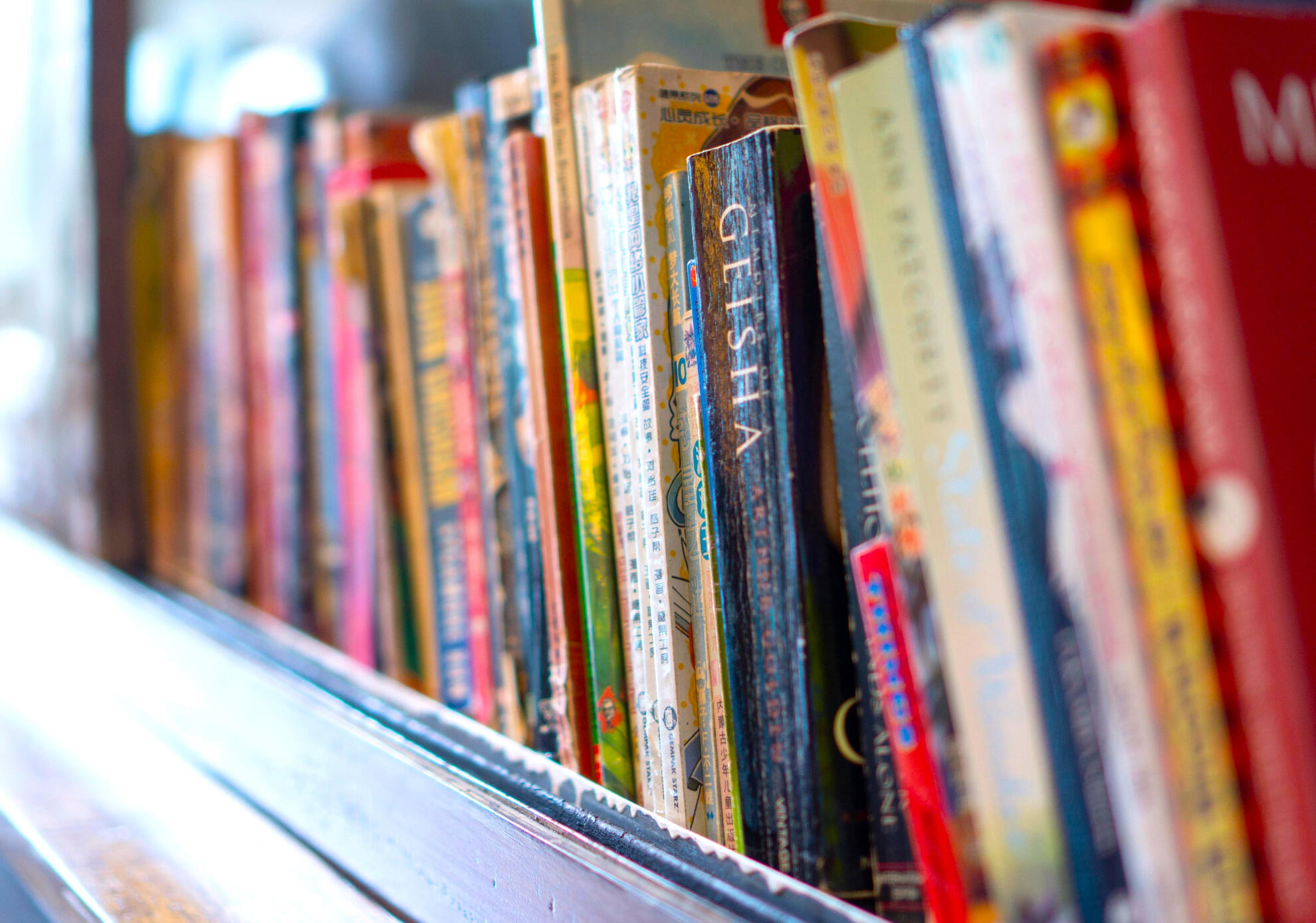 paperbacks wornout on shelf image by komet via pexels